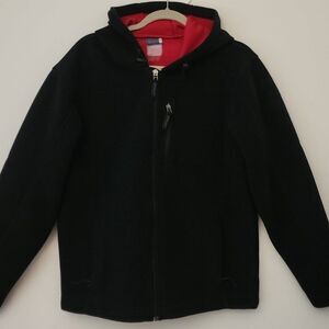 Spyder Black Thick Fleece Hooded Zipped Jacket M